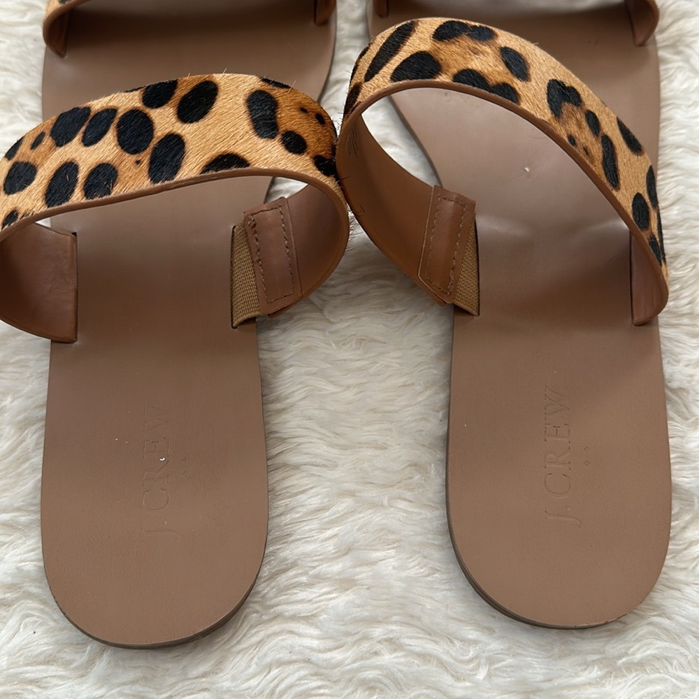 J.Crew Cheetah Print Sandals - Picture 8 of 9